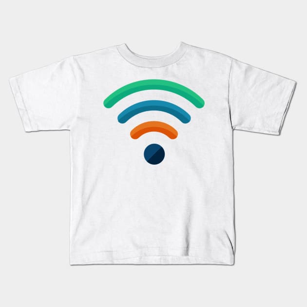 WiFi Kids T-Shirt by SJ Designs